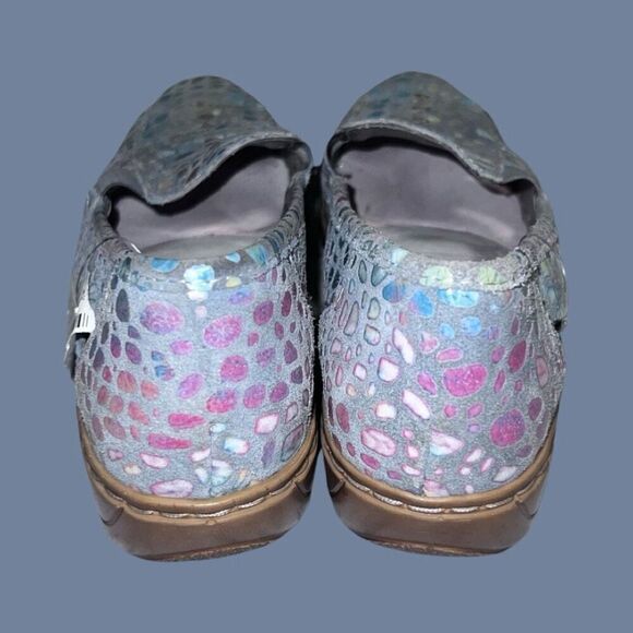 Rieker Denise Multi Colored Leather Slip On Loafers Shoes Size 41 US 10 10.5 - Picture 3 of 6